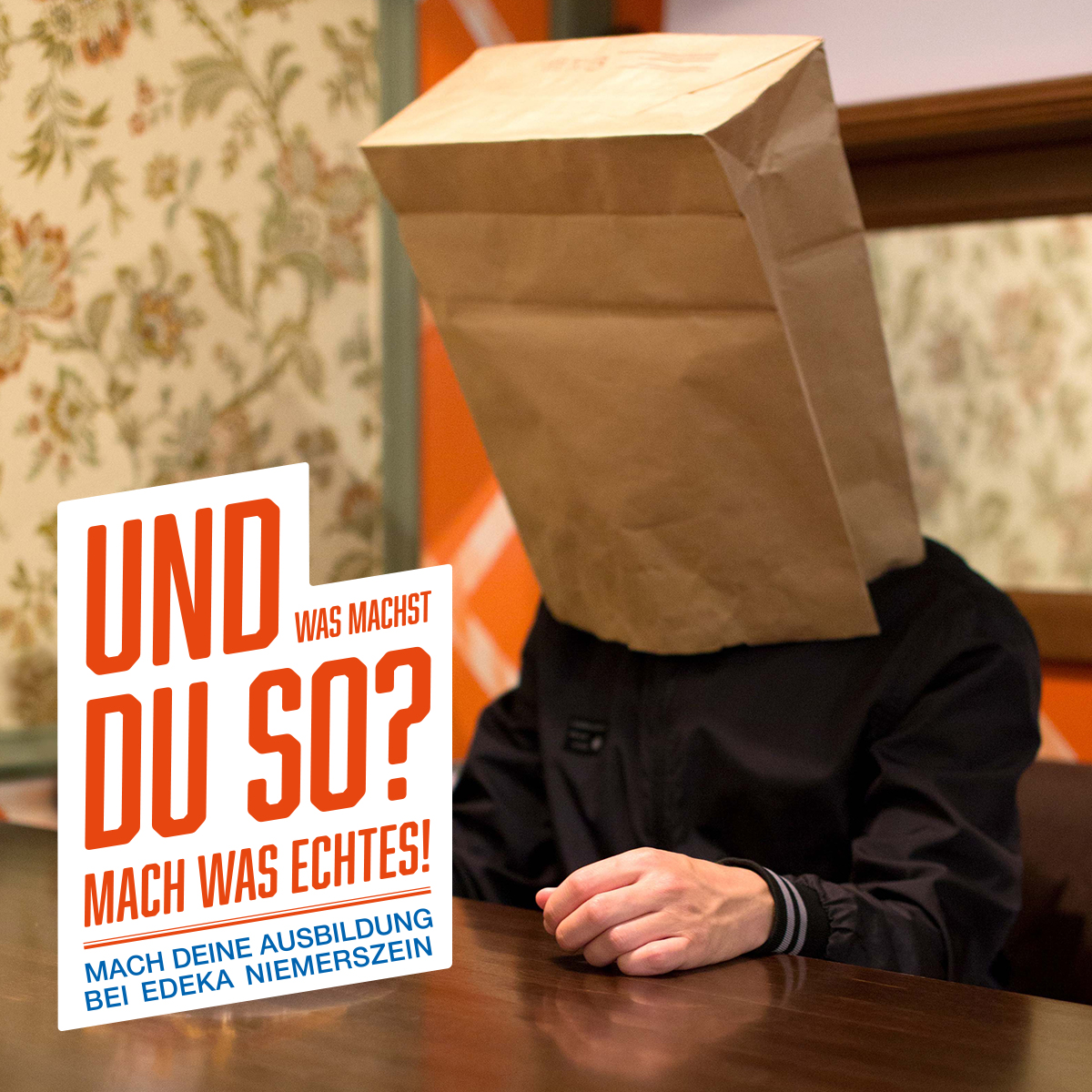 EDEKA Niemerszein Azubi-Kampagne — Papiertüte